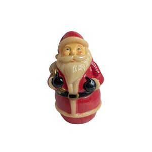 Vintage Santa‎ Claus Figurine, Holiday Decor, Christmas Decoration, Kitsch